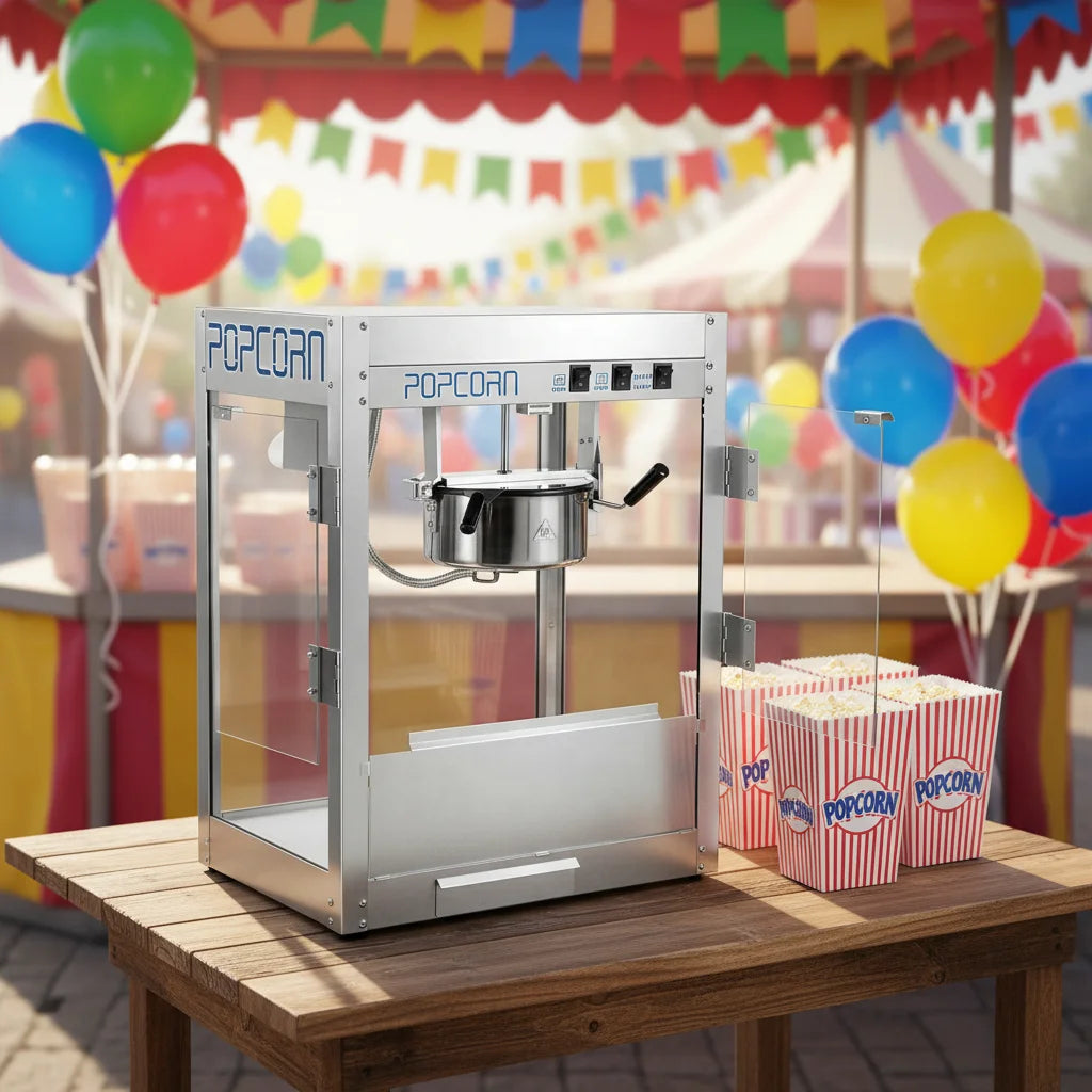 High Quality New Double Heater Popcorn Machine