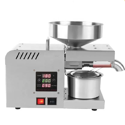 Small Cocoa Butter Sesame Oil Extractor Walnut Oil Press Machine