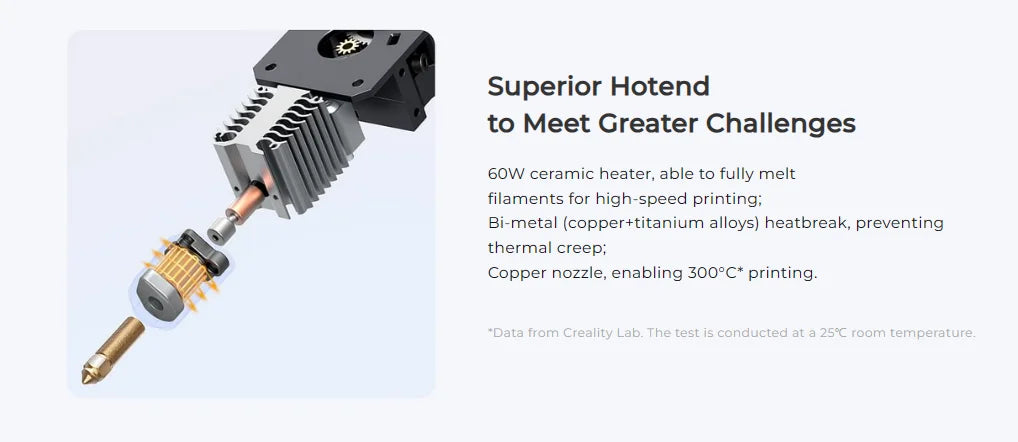 Creality Ender 3 V3 KE Smart Creality OS 500mm/s Max Printing Speed Smarter and Faster FDM 3D Printer