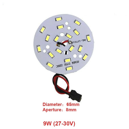 High Brightness LED 5730SMD Lamp Bead Light Board Bulb Round Transformation Light Source 3-18W 32-100MM Tile Wick Modified bulb