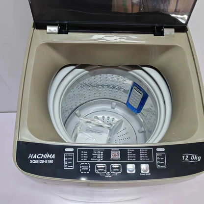 XQB120-8190 12kg Electric Top Loading Single Tub Automatic All-In-One Washer/Dryer High Efficiency Household Laundry Equipment