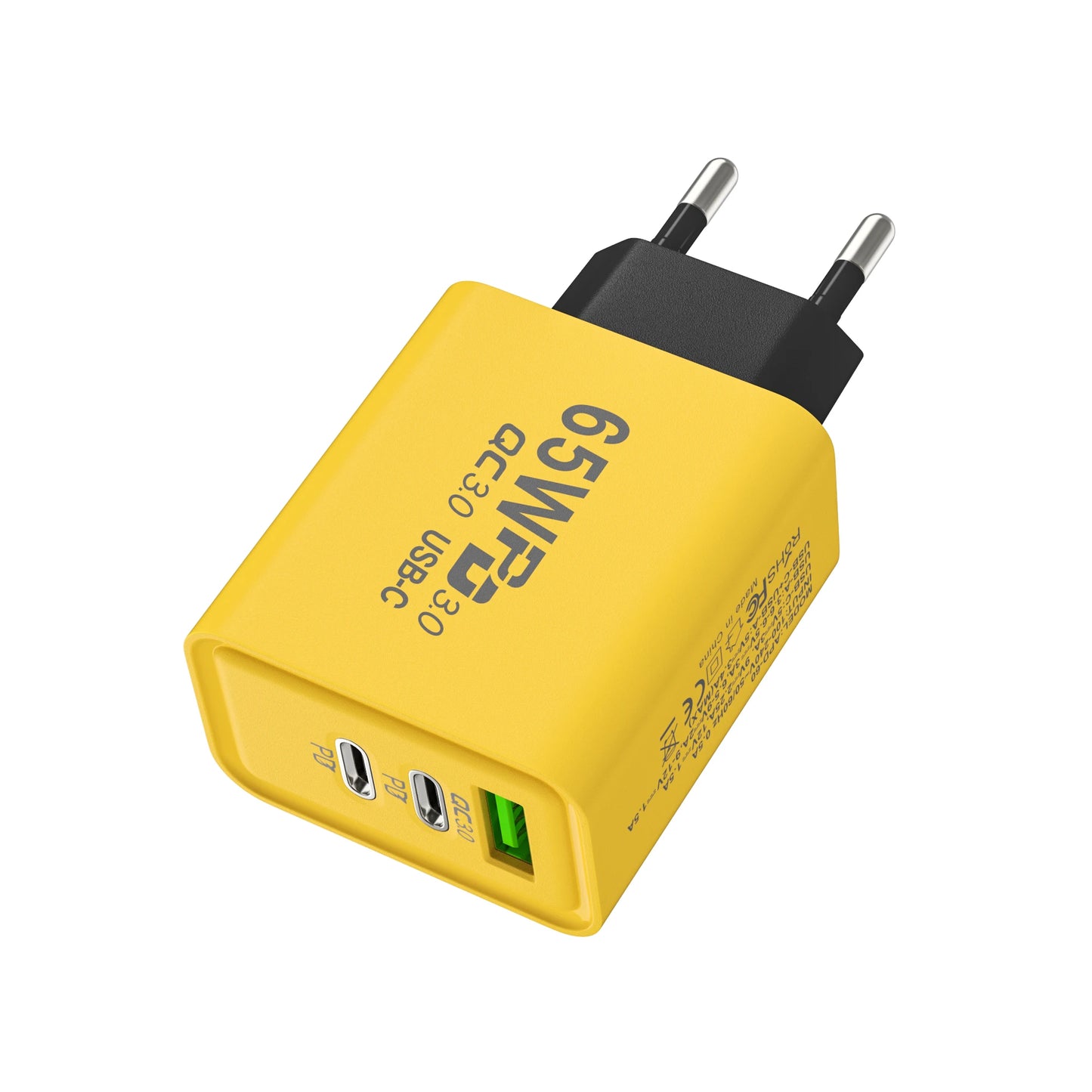 2025 Trending Products 65W Power Adapter Portable Wall Phone Charger  Suitable for Any Mobile Phone Plug Travel Adapter