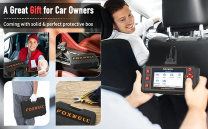 FOXWELL NT604 Elite OBD2 Auto Scanner ABS SRS Engine Transmission Code Reader OBD 2 Live Data Car Diagnostic Tool Free Update