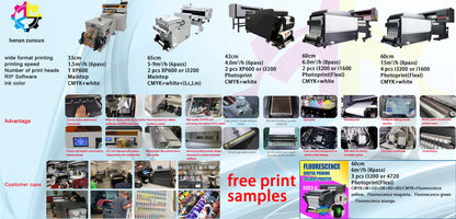 Zunsunjet Dtf Printer 30 Cm Single Xp600 Dtf 2Head Dtf T-Shirt Printing Machine Printer Bundle With Film and Ink
