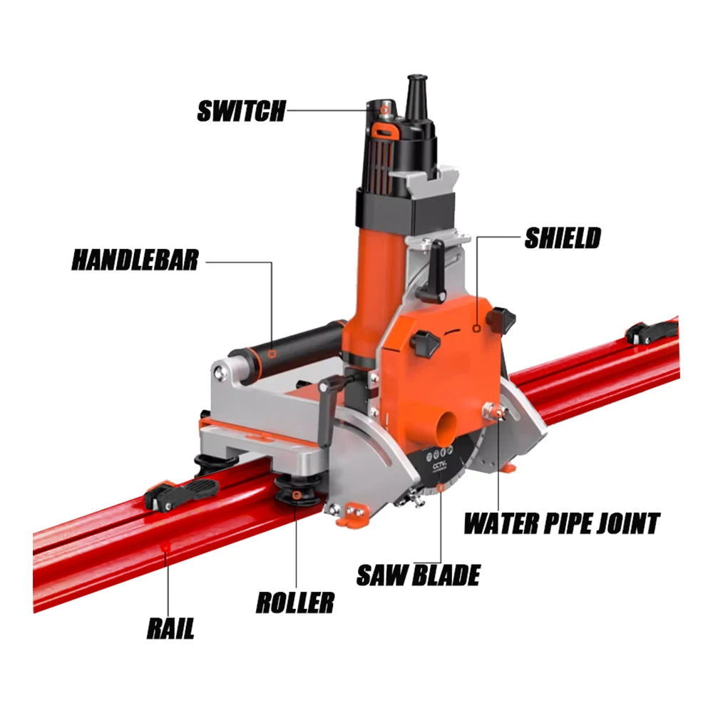 Portable Electric Tile 45 Cutting Machine Angle Chamfer Miter Tile Cutter Ceramic Slab Porcelain Large Marble 2800mm  EL2800