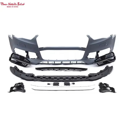Car A3 S3 Front Bumper S3 Style Body Kits With Gloss Black for Audi A3 8V S3 8V5807065GRU 2013 2014 2015 2016