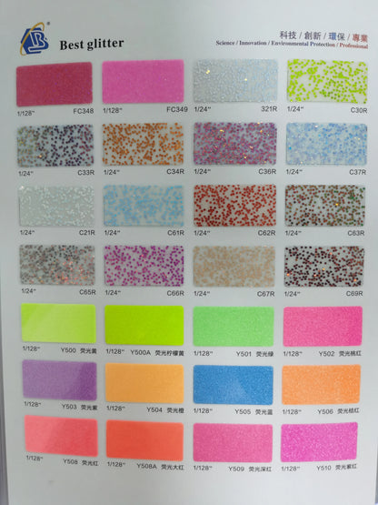 Prime Quality Wholesale PET Glitter Shapes Holographic or Iridescent Chunky Mixes Hexagon Glitter