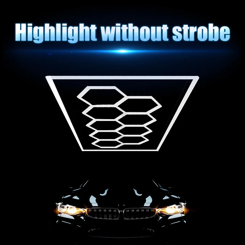 Gaonengo Diy Assembled Honeycomb Detailing Garage Car Showroom Lights Led Hexagon Light