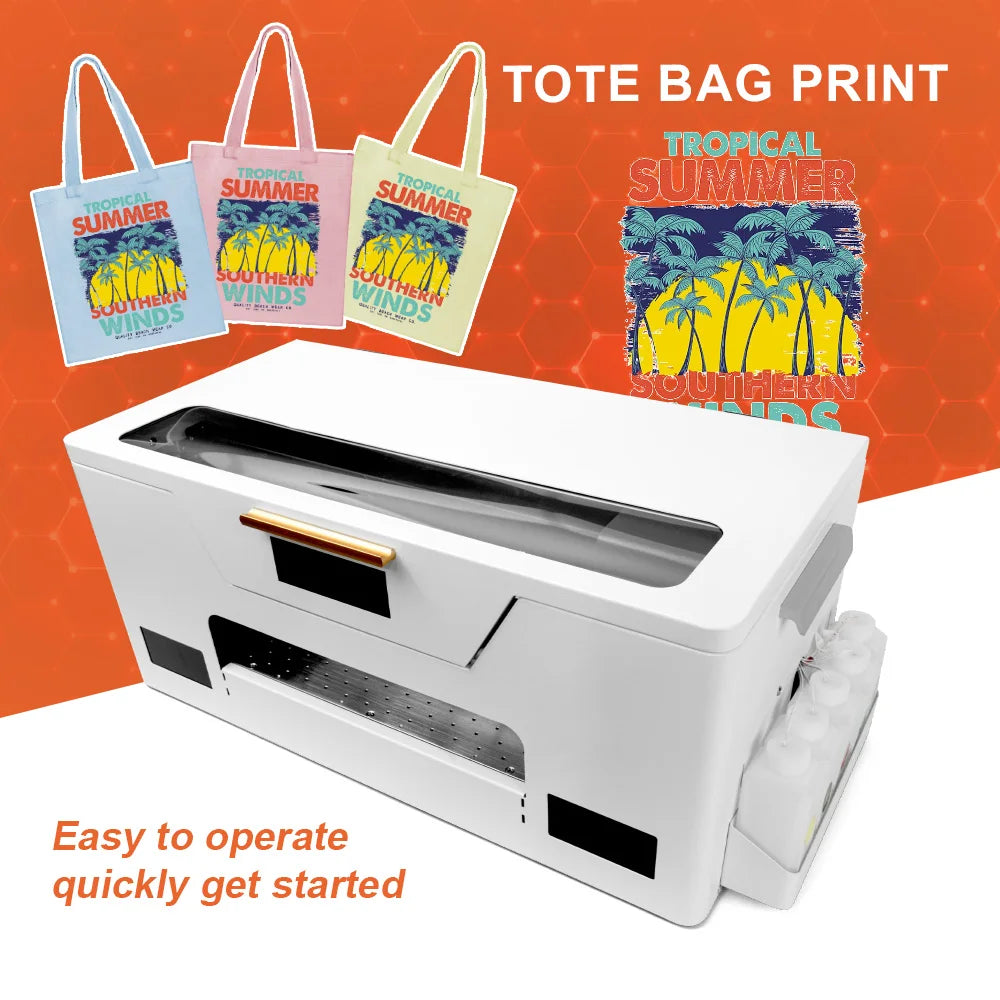 Free Shipping Glass Cup XP600 I1600 Print Head UV DTF Ink Varnish 330mm Print Transfer Crystal Sticker Inkjet Printer