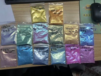 Skin Safe Cosmetic Grade Mica Powder Shimmer Glitter Pearl Pigment for Face Eye Lip Cosmetics Epoxy Resin Crafts