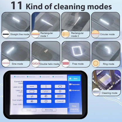 Scotle EU Warehouse 300W Air-cooled JPT 2mj 5mj 15mj Pulsed Laser Cleaning Machine Cleaner for Metal Wood Clean Oil/Paint Remove
