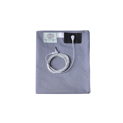 Queen & King Size Silver/Cotton Woven Earthing Grounding Sheets with 15 Ft Cord Flat Design for Better Sleep and US Sockets