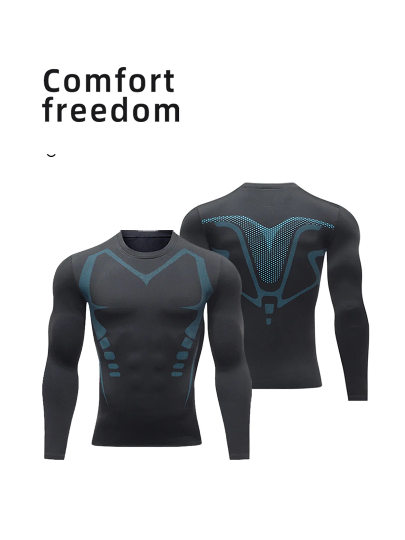 USA Warehouse 3 Pack Long Sleeve Thermal Shirts for Men Fleece Lined Soft Thermal Underwear Cold Weather Warm Base Layer