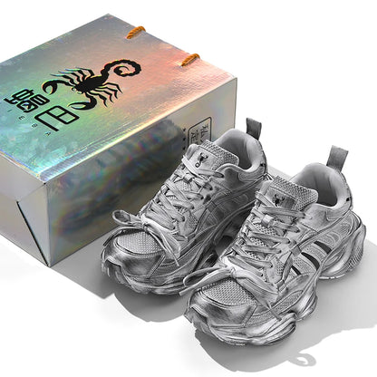 Latest Design Sports Shoes Women Retro Old School Chunky Shoes Men New Style 2024 Tennis Sneakers for Men Women