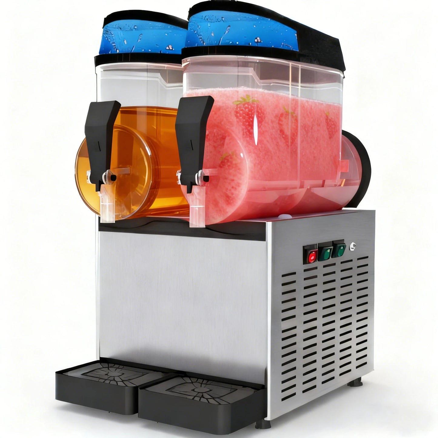 Slush Machine Commercial Energy Saving Automatic Stainless Steel Portable 24L 12kg/min 1100W Factory Direct Sales Wholesale