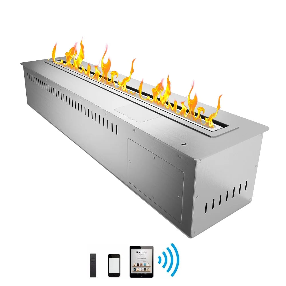 Inno-living 36 Inch 90cm Bio-ethanol Fireplace Wifi Kamin Fireplace