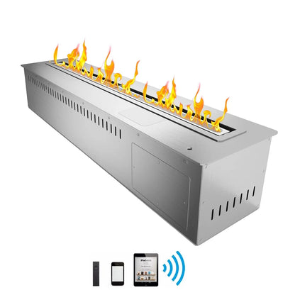 Inno-living 36 Inch 90cm Bio-ethanol Fireplace Wifi Kamin Fireplace