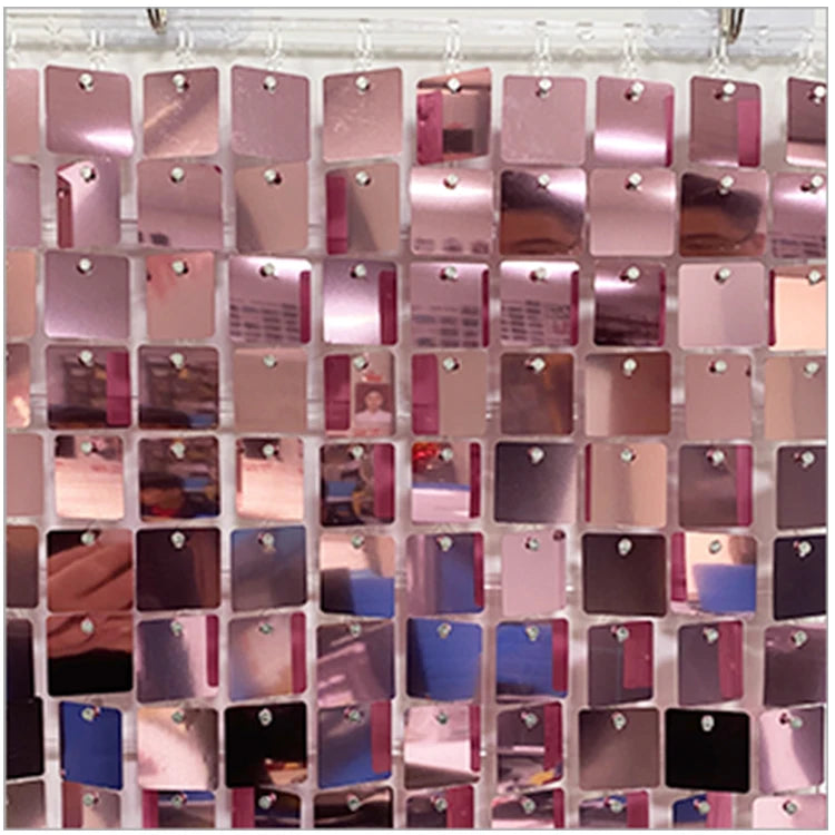 Birthday Backdrop Shimmer Sequin Backdrop Panels Shimmer Wall Red for Wedding Party Baby Shower Background Wall Decor