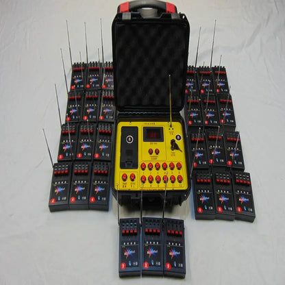 Outdoor Pyro 1200Cues Hot Sale 300m Distance Wireless Remote Control 108 Channel 27pcs 4 Cue Fireworks Firing System