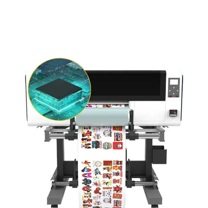 New 3D Embossed Personality Wine Label Machine UV DTF Full-Automatic High-Speed Hot Gold/Silver Crystal Label Transfer Printing