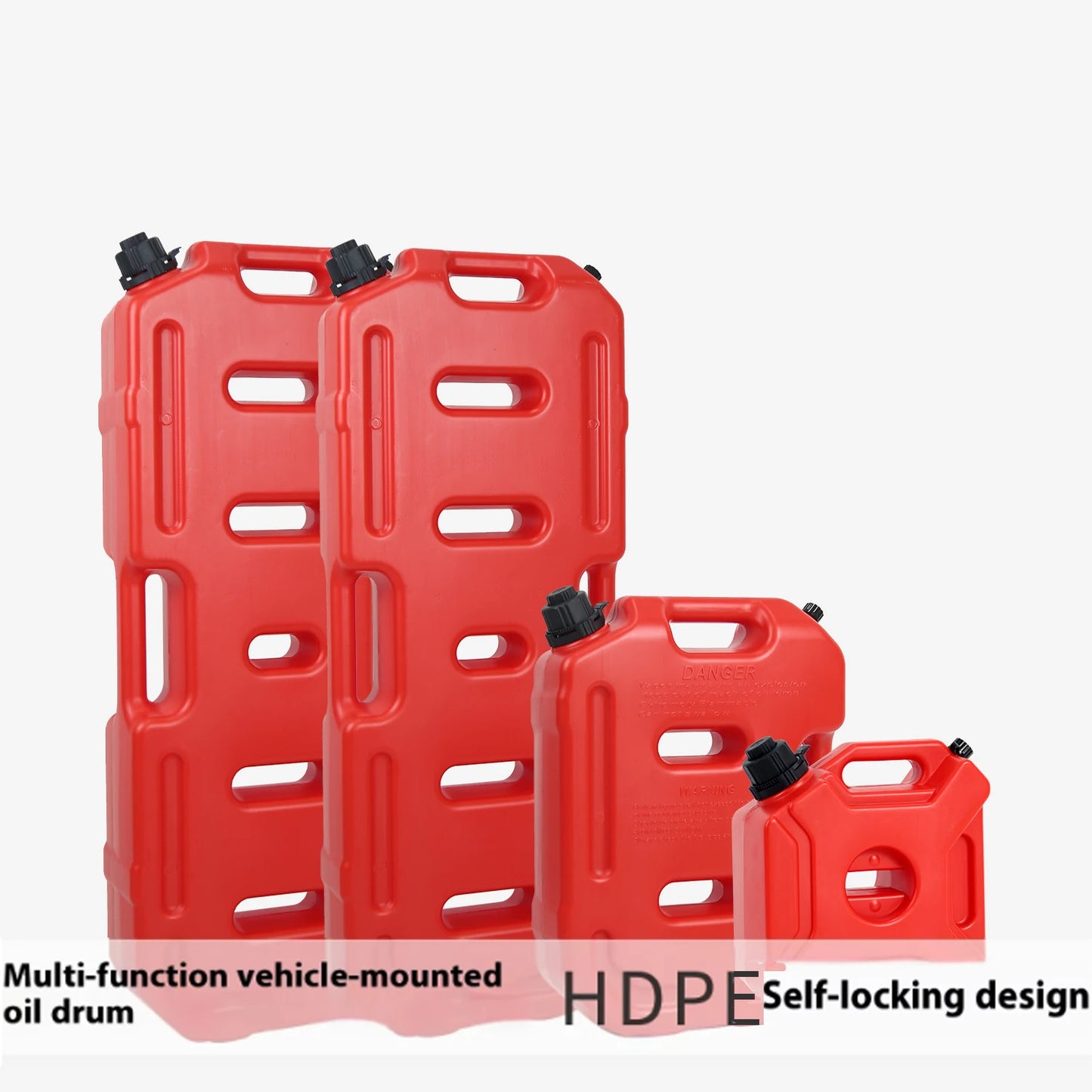 Hot Sales 20L Portable Outdoor Fuel Tank Car Pickup Camping Motorcycle Use Exterior Gasoline Jerry Can Accessory for Tacoma