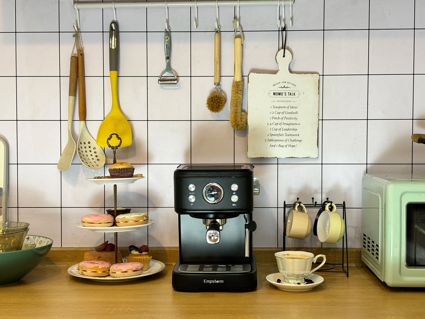 For 04E Latte Maker EU Local Stock Professional 220v Electric Semi-Automatic Espresso Coffee Machine Brew System Household