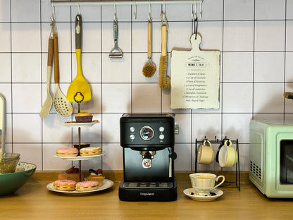 For 04E Latte Maker EU Local Stock Professional 220v Electric Semi-Automatic Espresso Coffee Machine Brew System Household