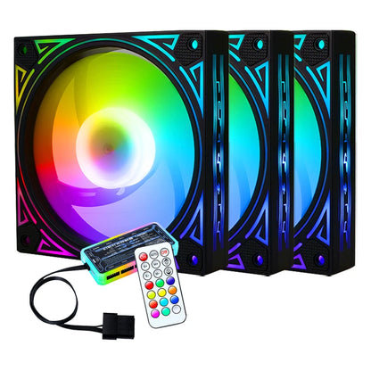 Lovingcool Factory New Style Gaming PC Fan ATX Case RGB Air CPU Cooler 120mm 5V ARGB Computer PC Cooling Fans Kit Support SYNC