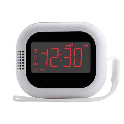 FM radio vibration clock lithium battery powered vibrating clock with DST and child lock vibration clock