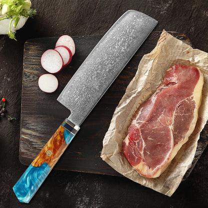 Hot Sale Factory Direct Japanese Vg10 Damascus Steel Gyuto Knife Damascus Kiritsuke Knife Kitchen Knives