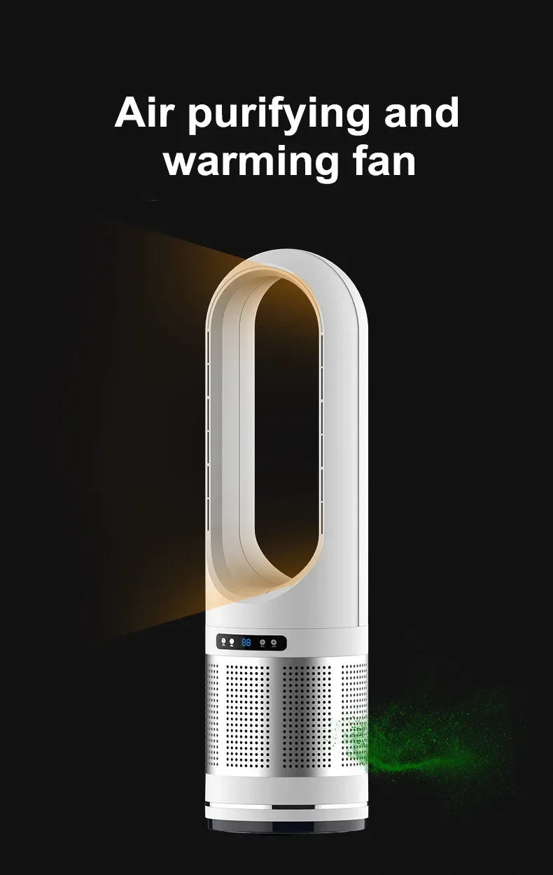 46 Inch Fan Hot And Cold Wind Smart Standing Fans Floor Fan For Home Tower Silent Remote Control Air Circulator Cooling Fan