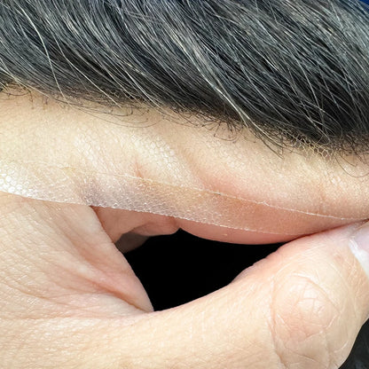 Wholesale Bleached Knot Swiss Full Lace Hair Replacement System Men's Toupee Indian Remy Human Hair Piece for Men Toupees