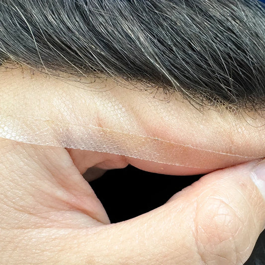 Wholesale Bleached Knot Swiss Full Lace Hair Replacement System Men's Toupee Indian Remy Human Hair Piece for Men Toupees