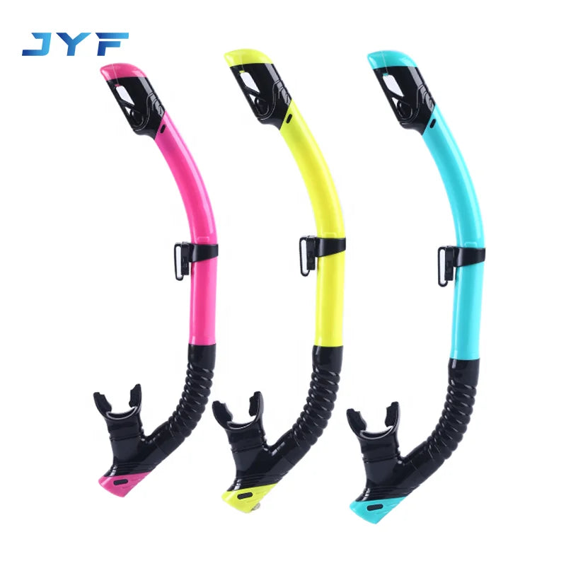JYF Brand Cost Effective Diving Snorkel Breathing Tube Diving Accessories with Professional Linear Design