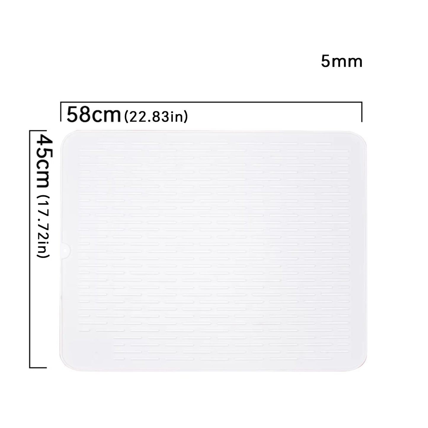 Silicone Dish Quick Bar Drying Dining Table Bath Mat Custom Logo Foldable Kitchen Large Microfiber