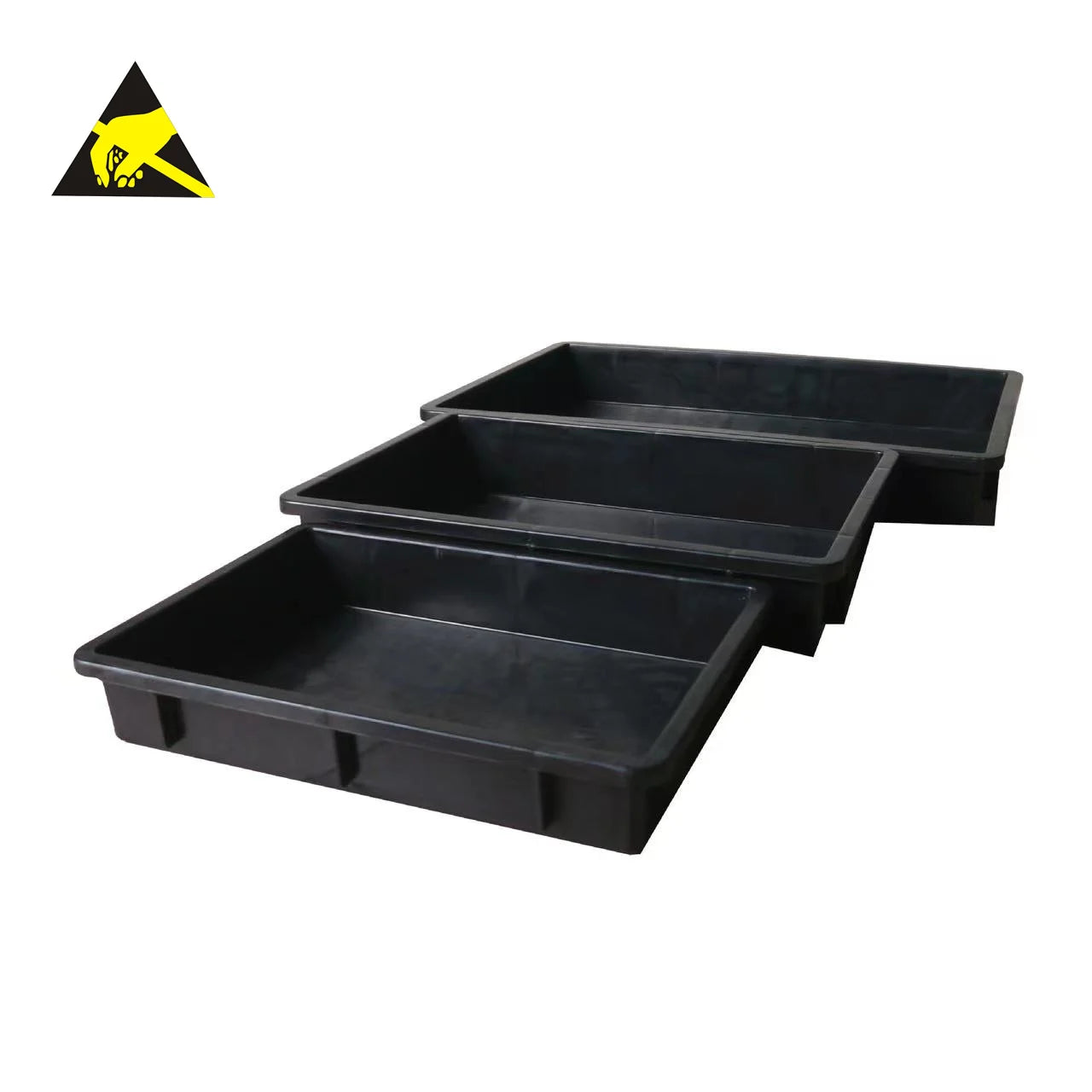 Time-Limited Colored Bins Small Case Storage Racks Anti Static Bag And Box Esd Container Tray