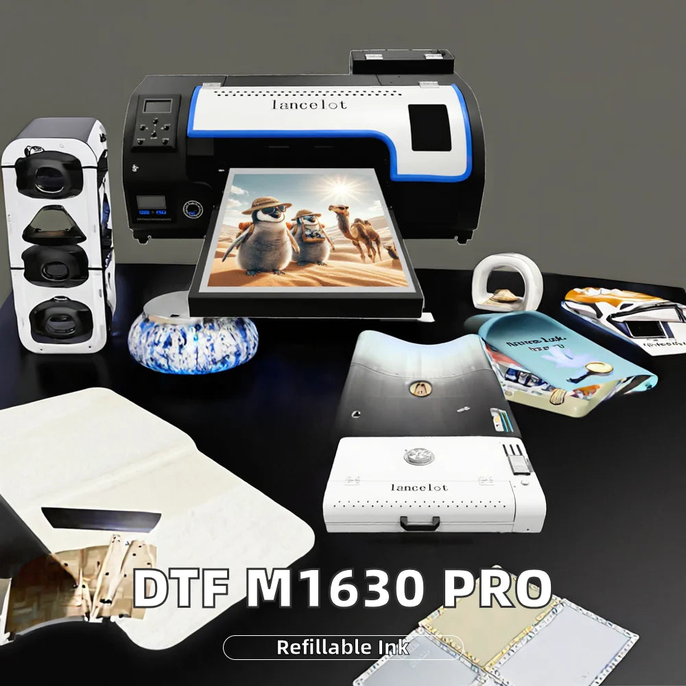 XP600 DTF Printer Large Format Direct to Film Printing Machine with Oven Laptop Ink Film and Powder for Custom Small Business