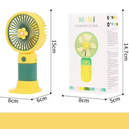 Wholesale Mini Rechargeable USB Cooling Fan Portable Outdoor Multi-Functional Ventilante Single Speed Handheld Cute Design