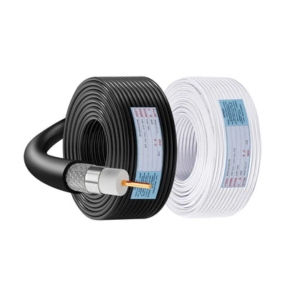 Customization Double Shielded Oxygen-free Copper RG6 Coaxial RF Cable Home HD Set-top Box TV Video Cable