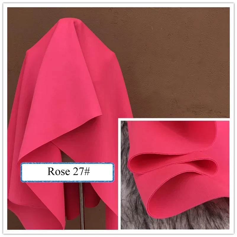Stretch Spandex Knit Space Cotton Fabric Air Layer for Baseball Jacket Skirt Sewing DIY Face Mask Per Half Meter