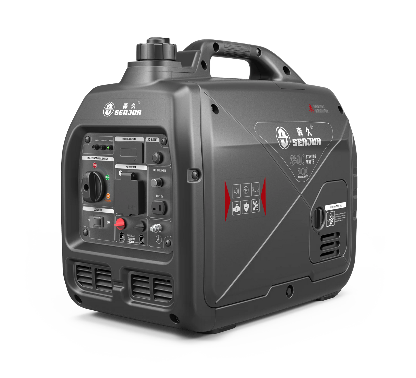 Hot Sale 3KW 4KW 5KW 6KW Portable Gasoline Generator Supper Quiet Petrol Fuel Generator Inverter Silent Home Use Camping Use