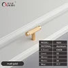 New T Bar Shape Furniture Hardware Supplies Kitchen Gold Cupboard Cabinet Drawer Door Cupboard Knurled  Handles