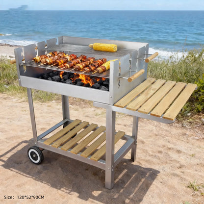 Bbq Pod Charcoal Commercial Bbq Smoker Buiten Keuken Stainless Steel Bbq Grill Donut Boat Portable Charcoal Bbq Grill Boat Set