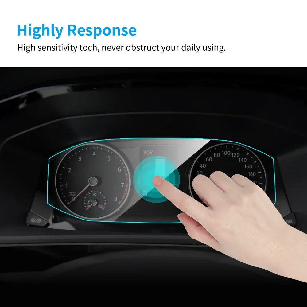 Auto TPU Protective Films For Volkswagen VW Multivan 2016-2019 Dashboard Membrane Scratch Cluster Screen Panel Car Accessories