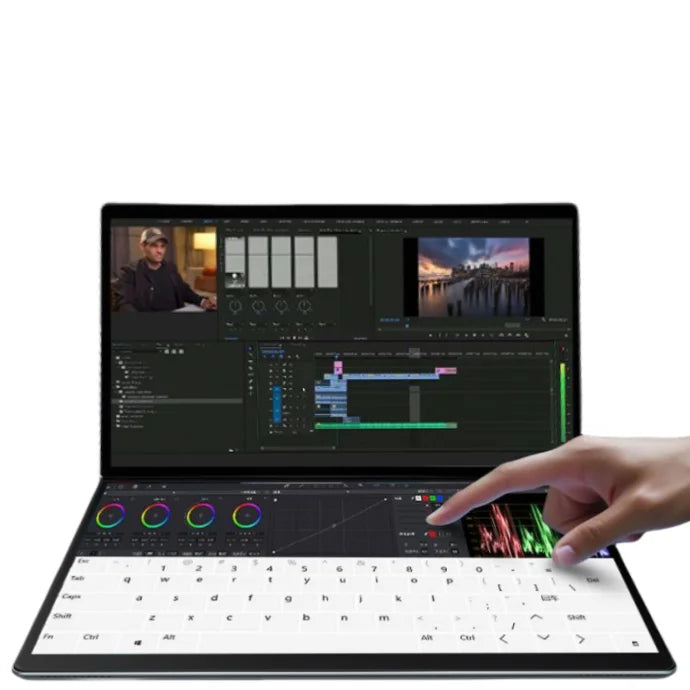 New Factory Price Notebook Computer Dual 14 Inches Touchscreen 16GB ROM 1TB SSD Intel N150 CPU English IPS Metal Casing Windows