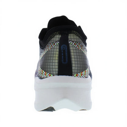 361 Flame Mens Lace-Up Closed Toe Breathable Embroidered Sporty Running Shoes Size 8.5 Black EVA Midsole Rubber Outsole Mesh