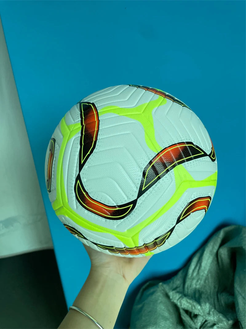 Fluorescent Color Huandong Football-A23-T Soccer Ball Size 5 Official Match High Quality Thermal Bonded Leather Football