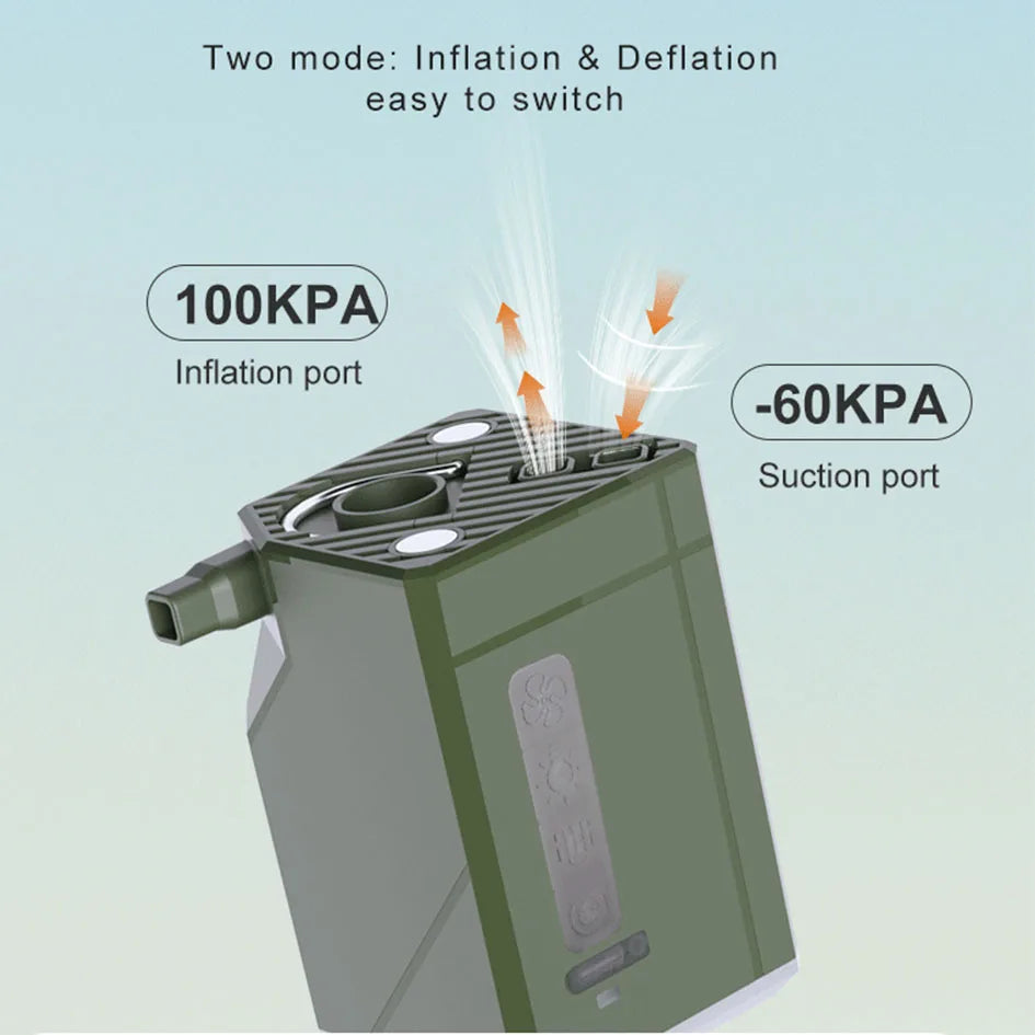Original Factory Multifunction Electric Mini Air Pump Mattress Bed Air Pump Portable Outdoor USB Air Pump
