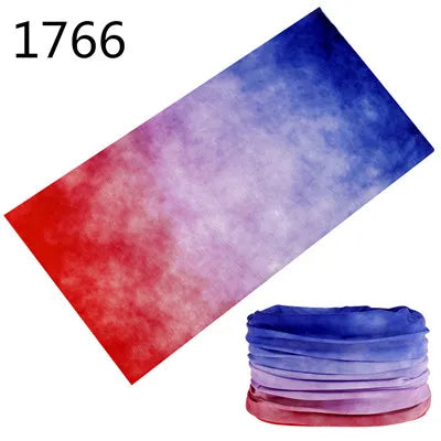 100% Polyester Solid color Microfiber Tubular Multifunction Motorcycle Scarf sports Headband Seamless Tube Bandanas Face Mask