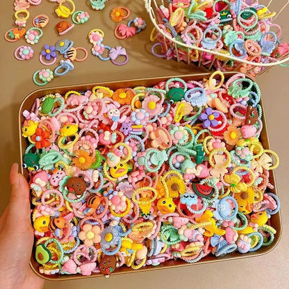 Baby Hair Loop Does Not Harm Hair Small Sweet Band High Elasticity Girls Rope Headband Children Hair Accessories